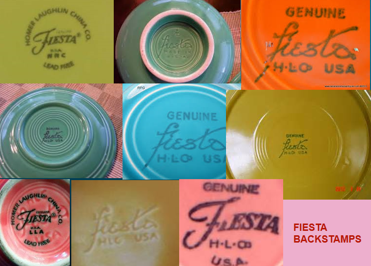 Vintage Fiestaware Markings 34